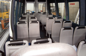 Sostituzione selleria per ex autobus urbano trasformato in scuolabus